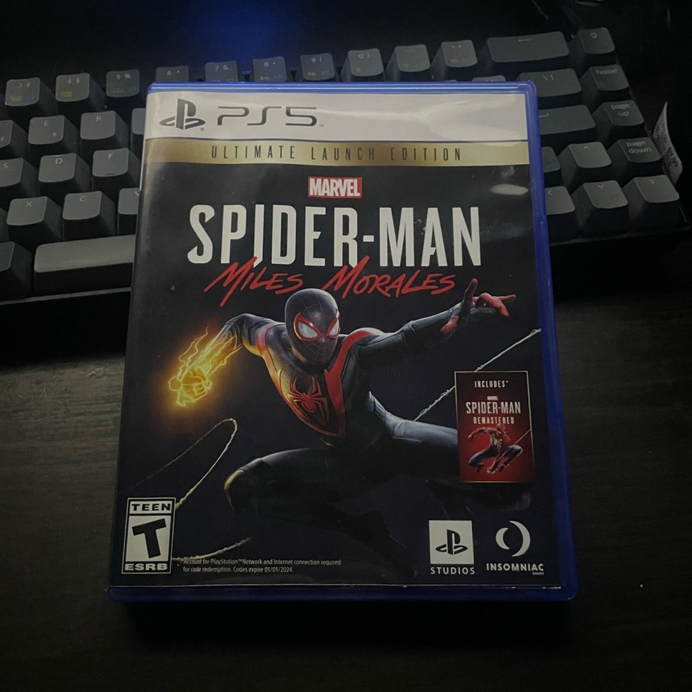 Marvel Black Spider-Man Miles Morales PS5 Game